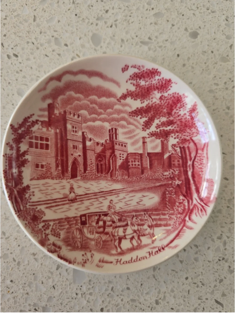 Johnson Bros Pink Haddon Hall Pink Coaster 4